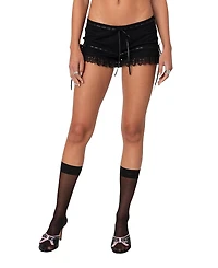 Edikted Marielle Ribbon Shorts