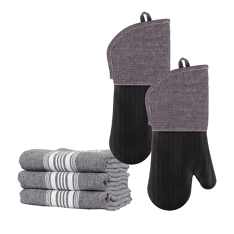 Kaf Home Strada Set of 5 Kitchen Linen Bundle