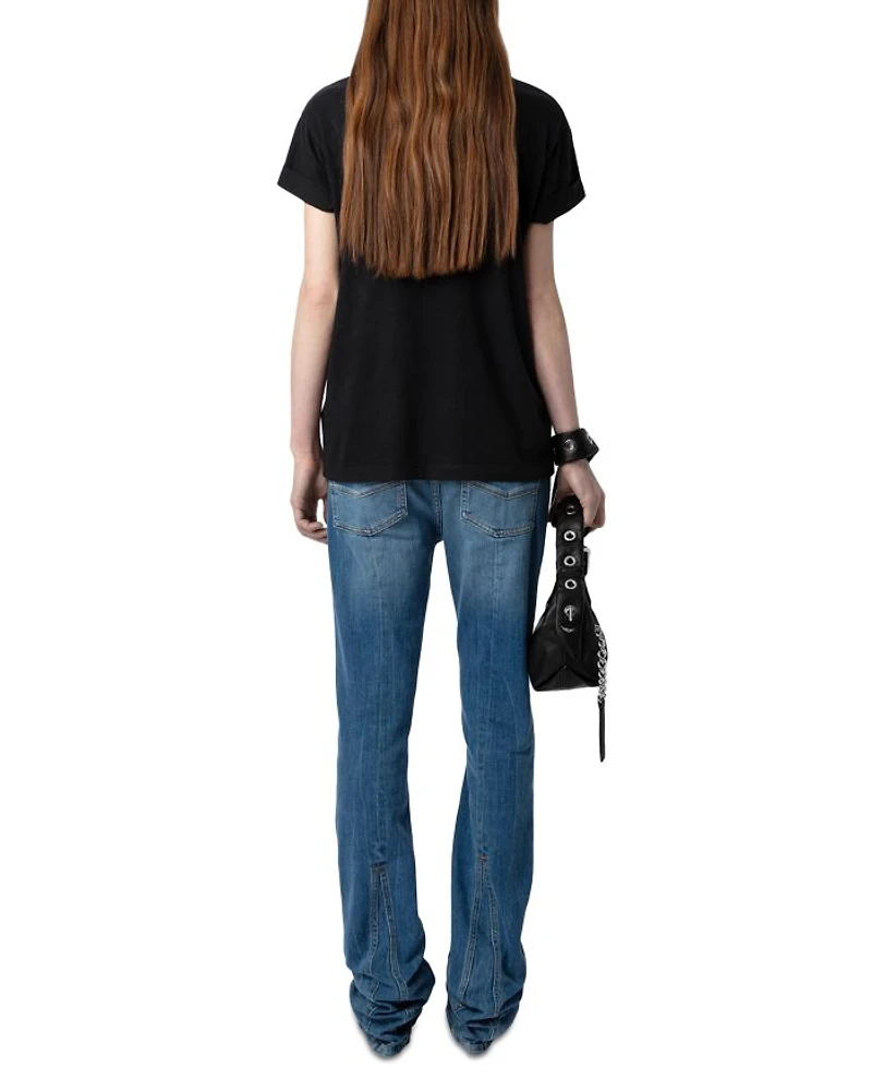 Anya PCL Rain Rhinestone Wing Tee