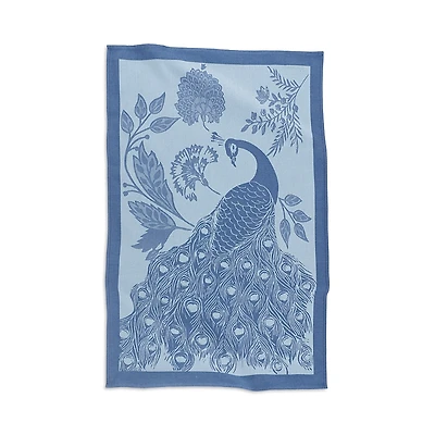 Kaf Home Jacquard Peacock Kitchen Towels, Set of 2