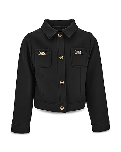 Versace Girls' Stretch Cady Jacket - Big Kid