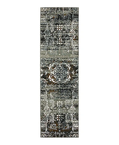Oriental Weavers Gemini 2060V Runner Area Rug, 2'3 x 7'6