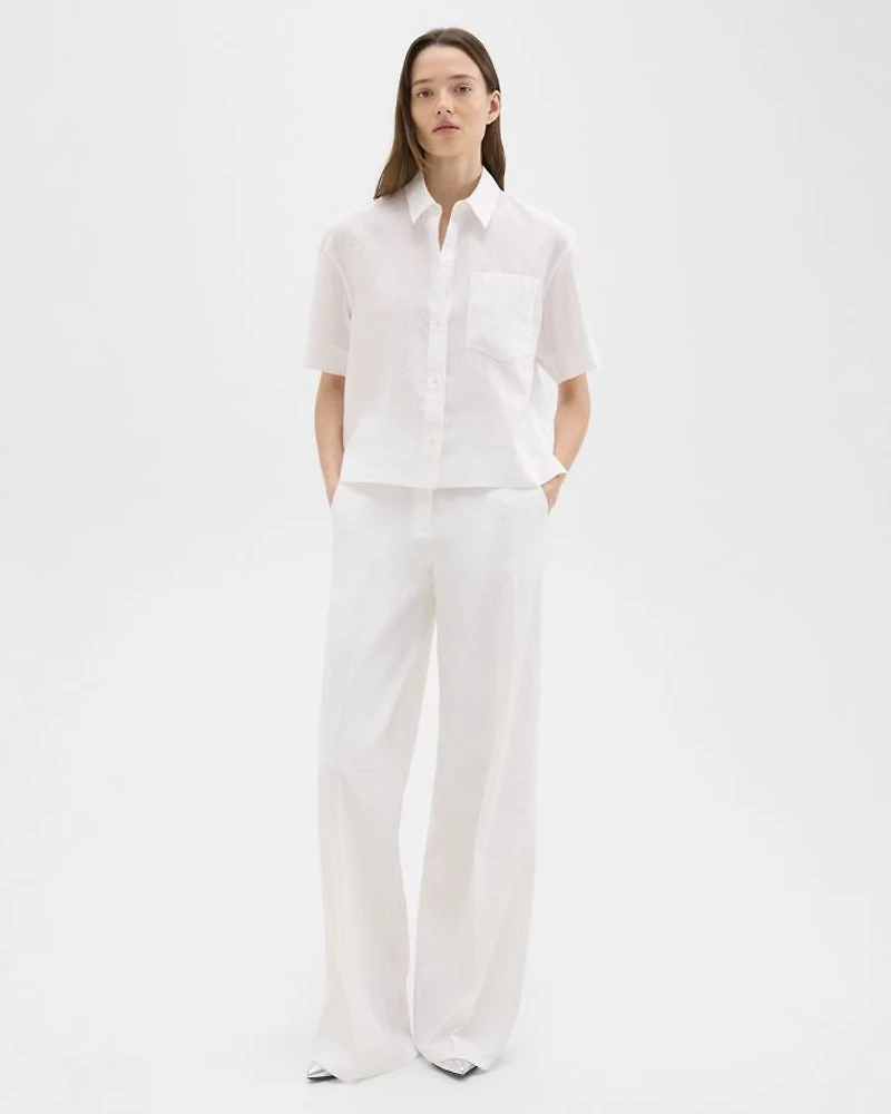 High Waisted Wide Leg Trousers