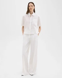 High Waisted Wide Leg Trousers