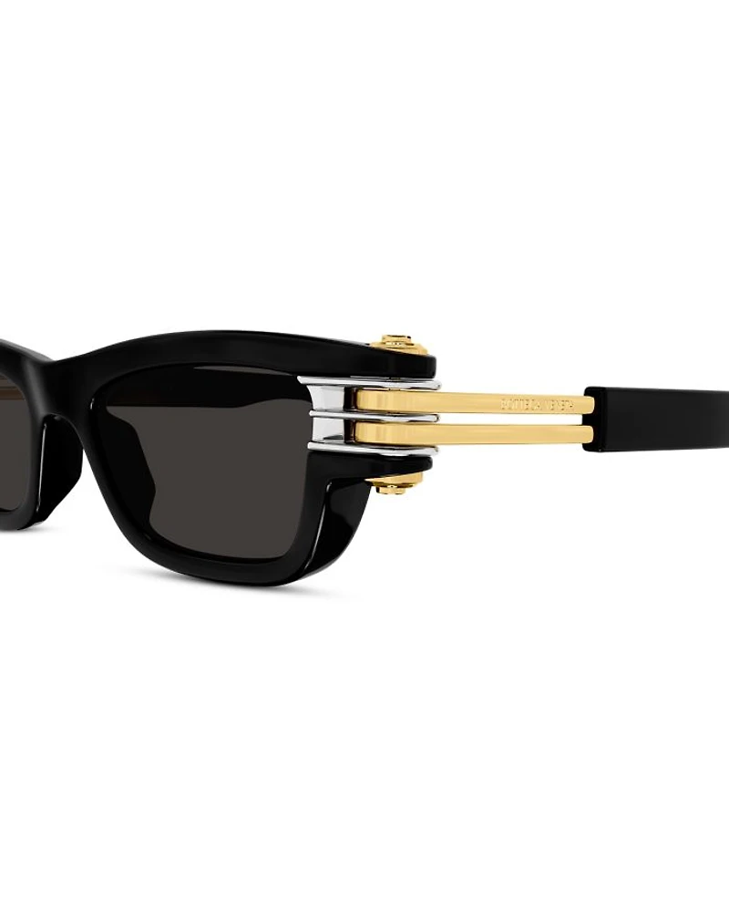 Bolt Rectangular Injection Sunglasses