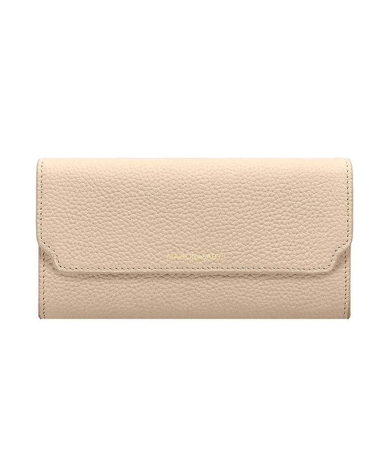Maison de SABRE Long Leather Flap Wallet