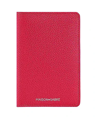 Maison de SABRE Leather Passport Holder