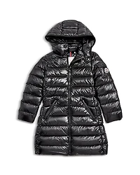 Moncler Girls' Moka Long Coat - Big Kid