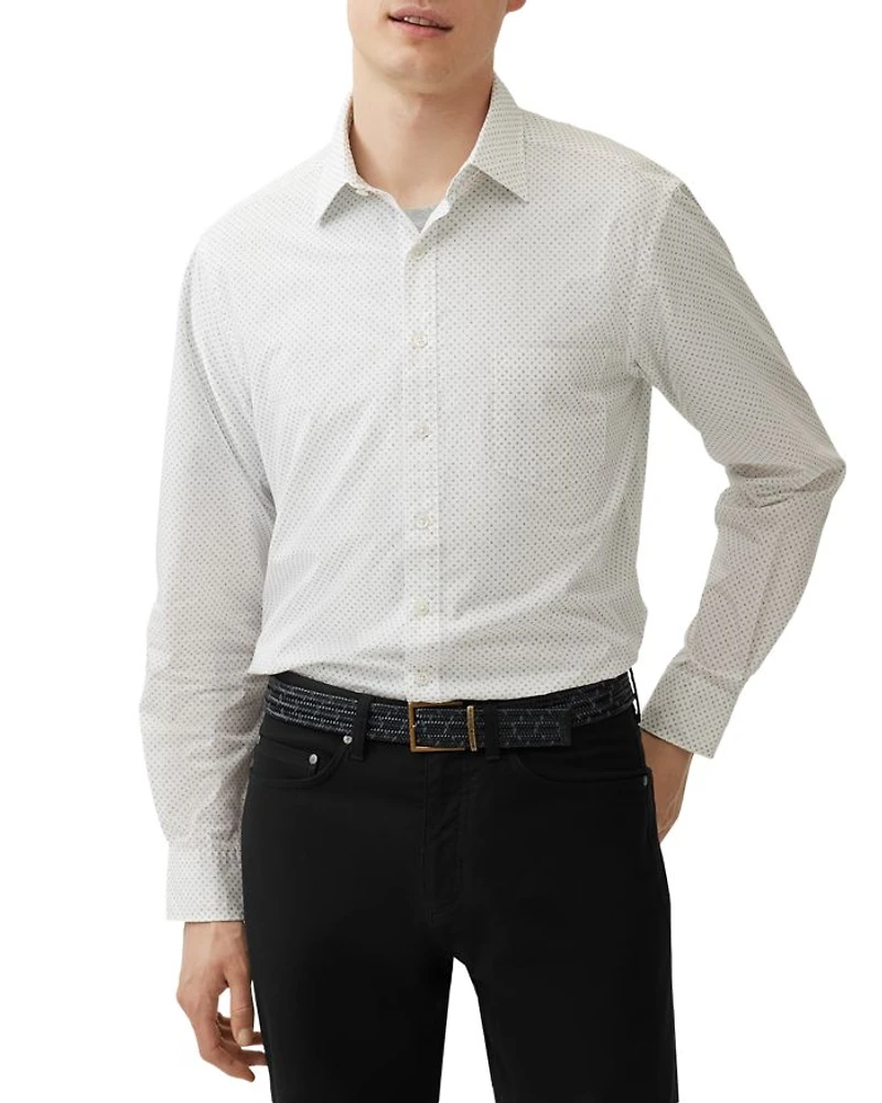Middle Peak Button Front Shirt