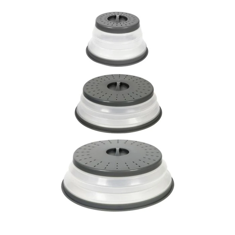 Collapsible Microwave Food Cover, Set of 3