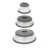 Collapsible Microwave Food Cover, Set of 3