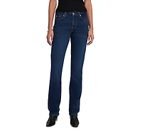 7 For All Mankind Kimmie Mid Rise Straight Leg Jeans