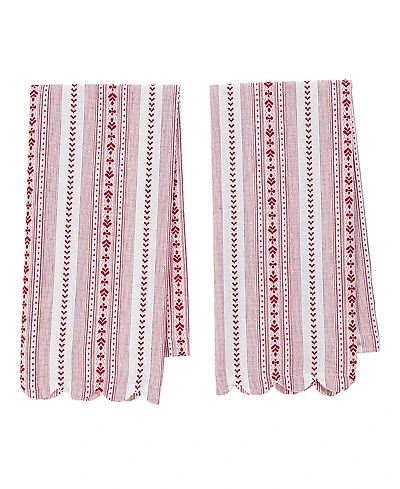 Villa Stripe Kitchen Towel Set of 2