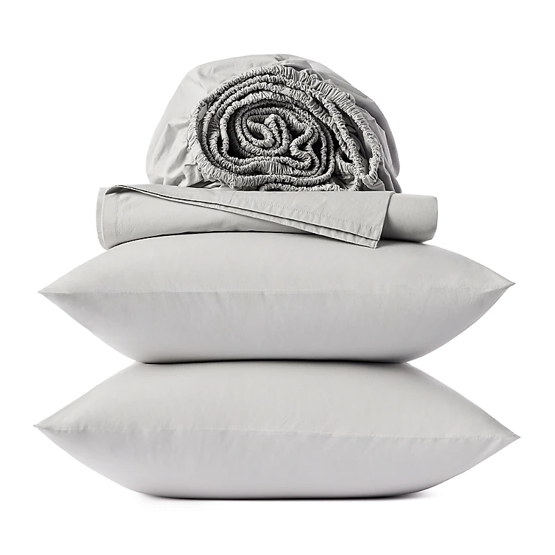 Coyuchi Refined Percale Sheet Set
