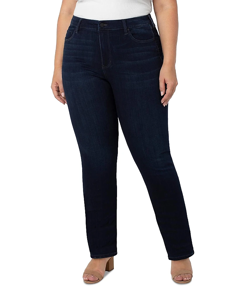 Liverpool Los Angeles Plus Kennedy High Rise Straight Silky Soft Dual Fx Jeans