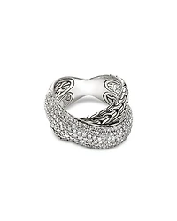 Sterling Silver JH Essentials Diamond Crossover Ring, 1.77 tcw