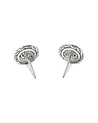 14K Yellow Gold & Sterling Silver JH Essentials Stud Earrings