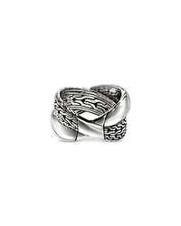 Sterling Silver JH Essentials Diamond Crossover Ring, 1.77 tcw