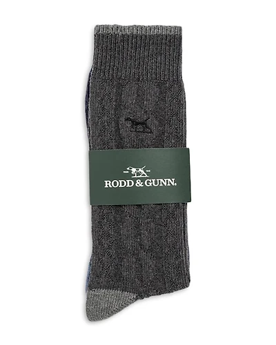 Dunedin Cable Knit Socks, Pack of 2