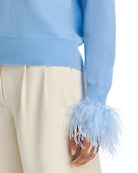 Wool Blend V Neck Sweater