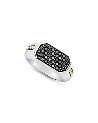 Men's 18K Yellow Gold & Sterling Silver Anthem Diamond Cluster Ring