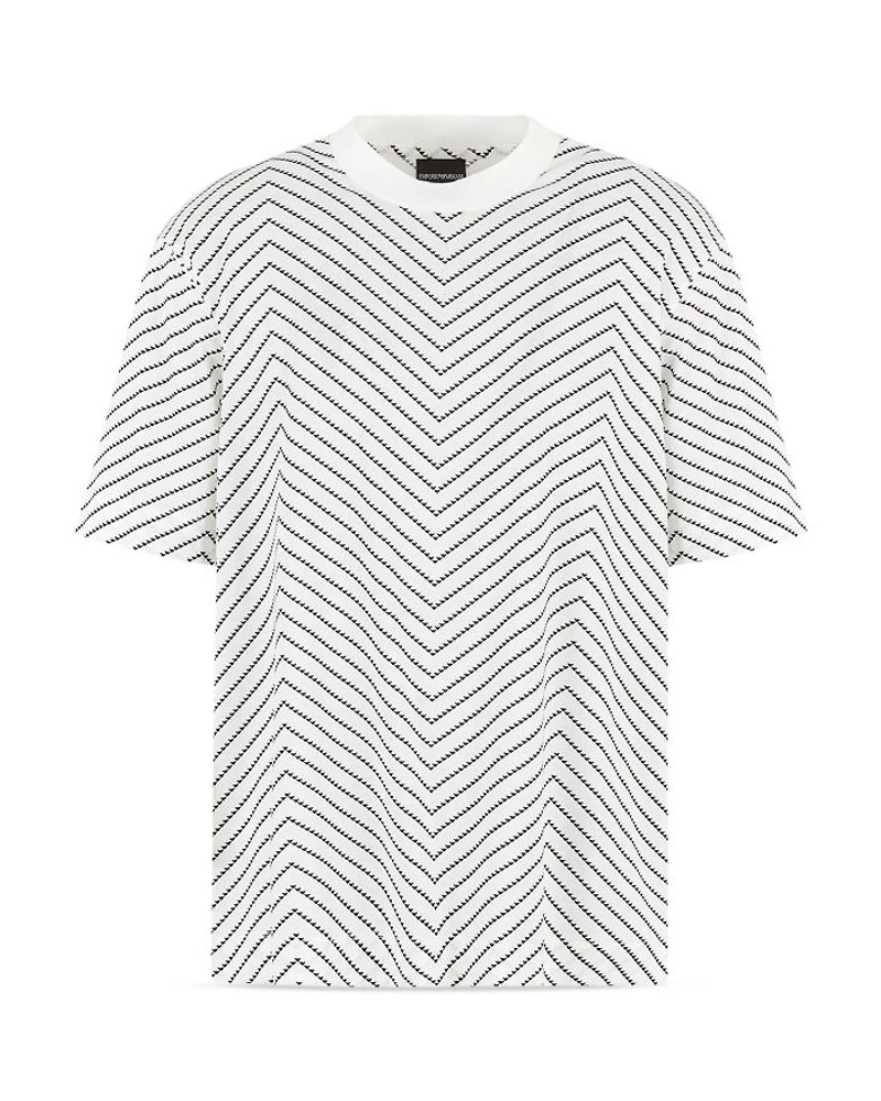 Micro Eagle Chevron Print Tee