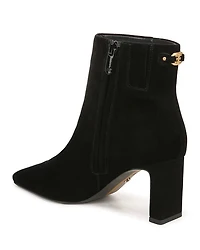 Women's Saige Pointed Toe Mid Heel Ankle Booties