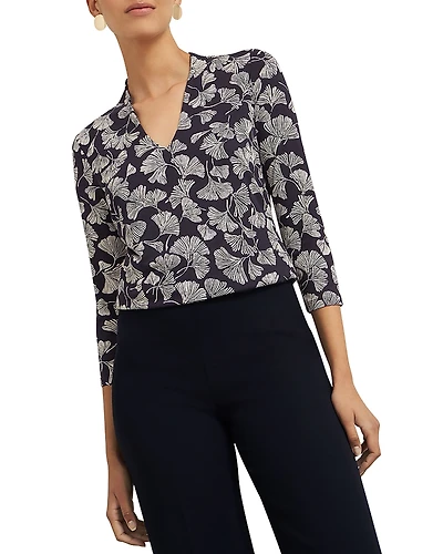 Hobbs London Aimee Printed Top