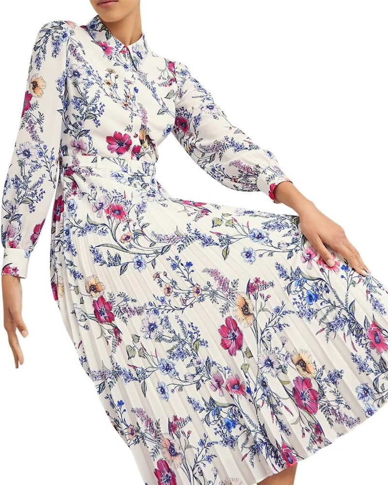 Ashleen Floral Print Shirtdress