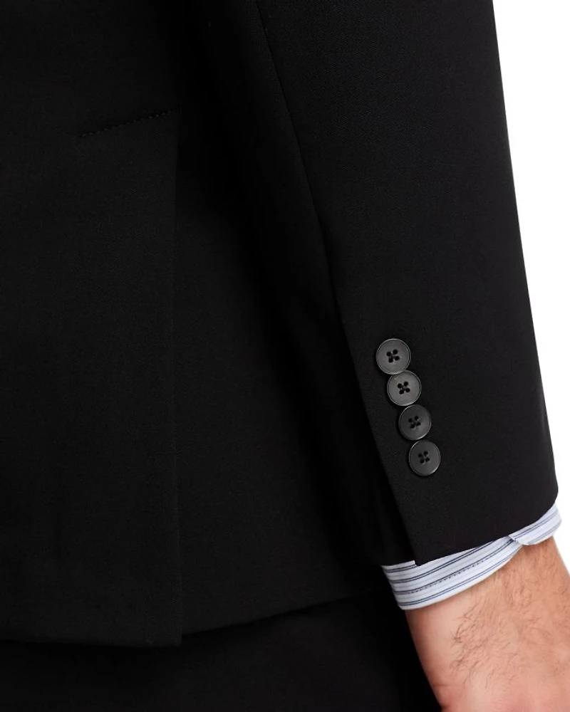 Stretch Wool Unstructured Slim Fit Suit Jacket