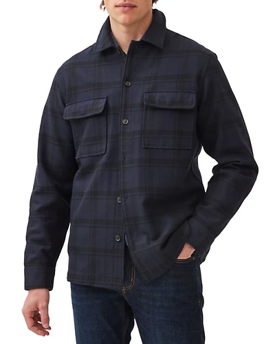 Wadestown Slim Sports Fit Plaid Shirt Jacket