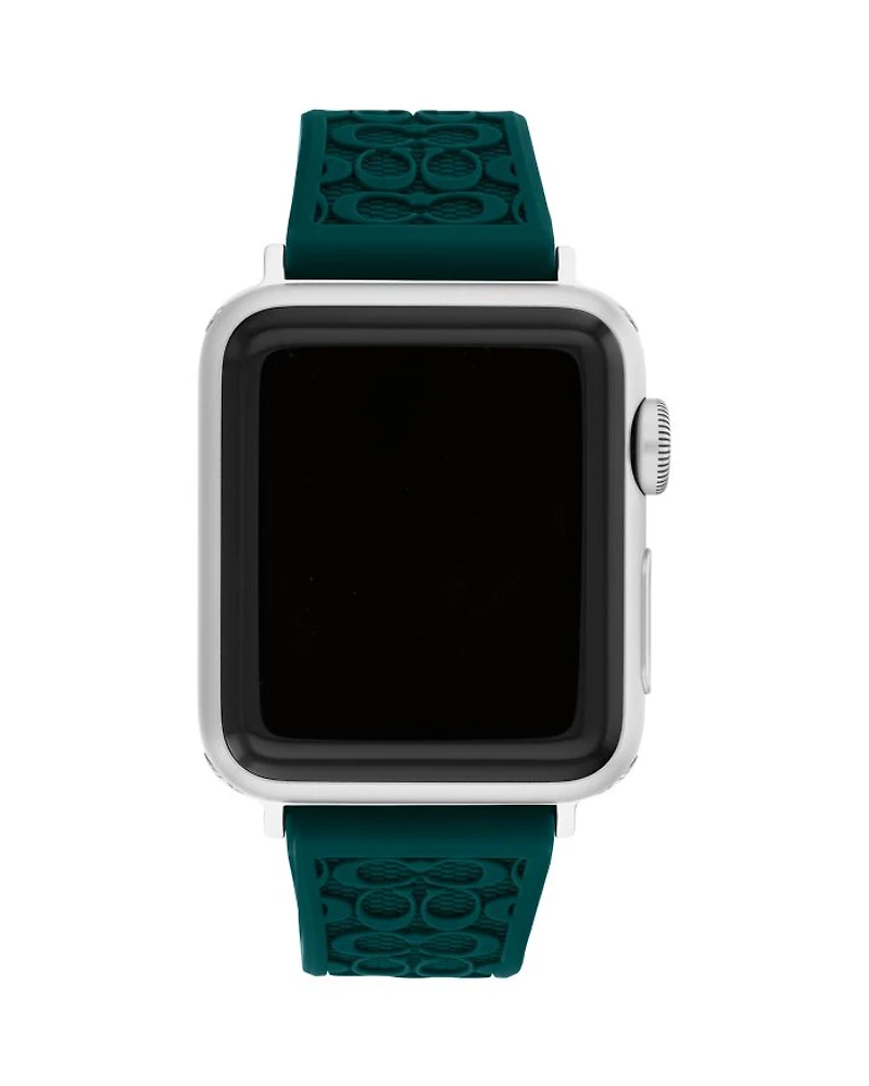Apple Watch® Green Silicone Strap, 38/40/41mm