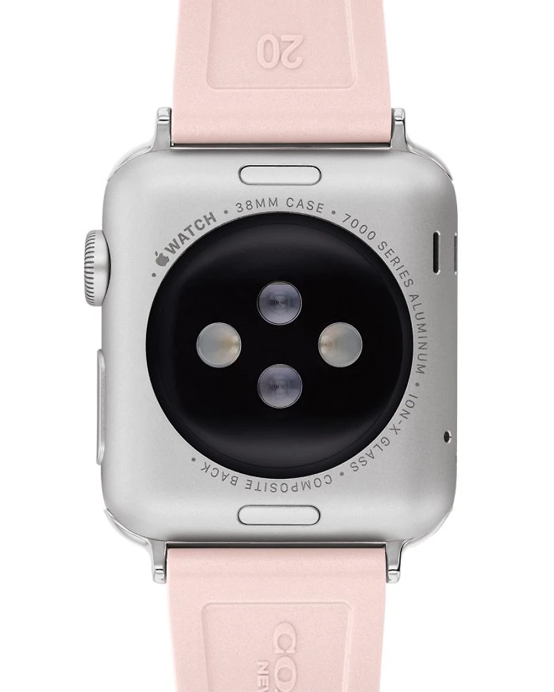 Apple Watch® Pink Silicone Strap