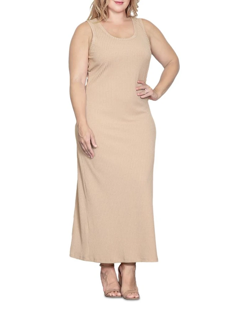Sleeveless Knit Maxi Dress