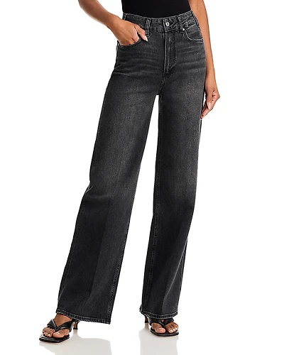 Paige Sasha High Rise Wide Leg Jeans