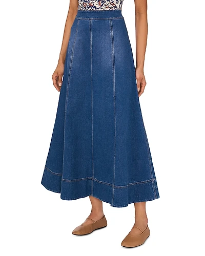 1.state Denim Maxi Skirt