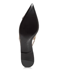 Women's Pointed Toe Slingback Flats