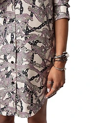 Rais Twill Wild Chain Printed Silk Dress