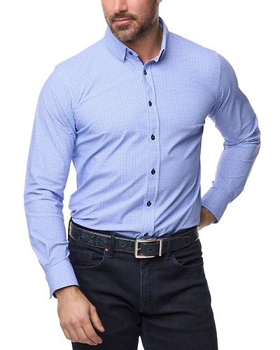 Clifford Button Front Printed Shirt