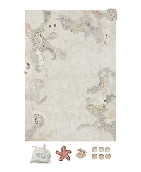 Lorena Canals Sea Wonders Washable play Seabed Area Rug, 4'7 x 6'7