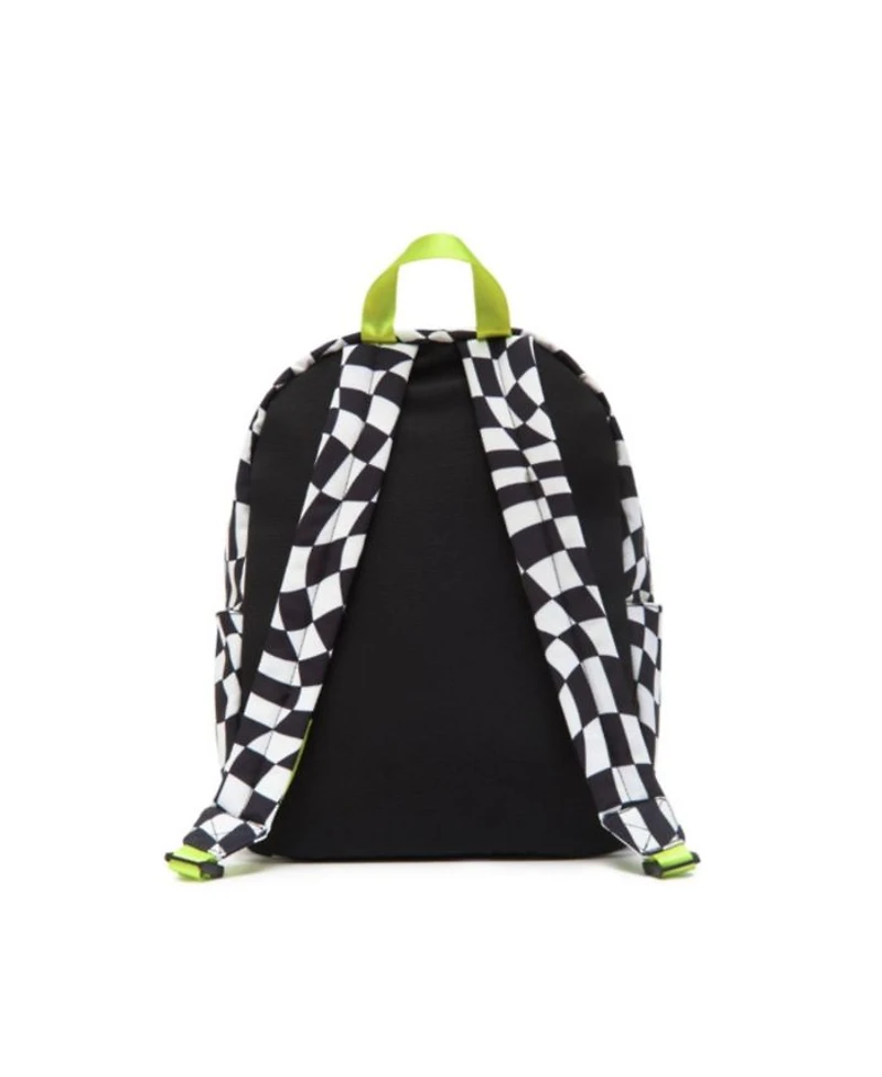 Patched Checkered Backpack