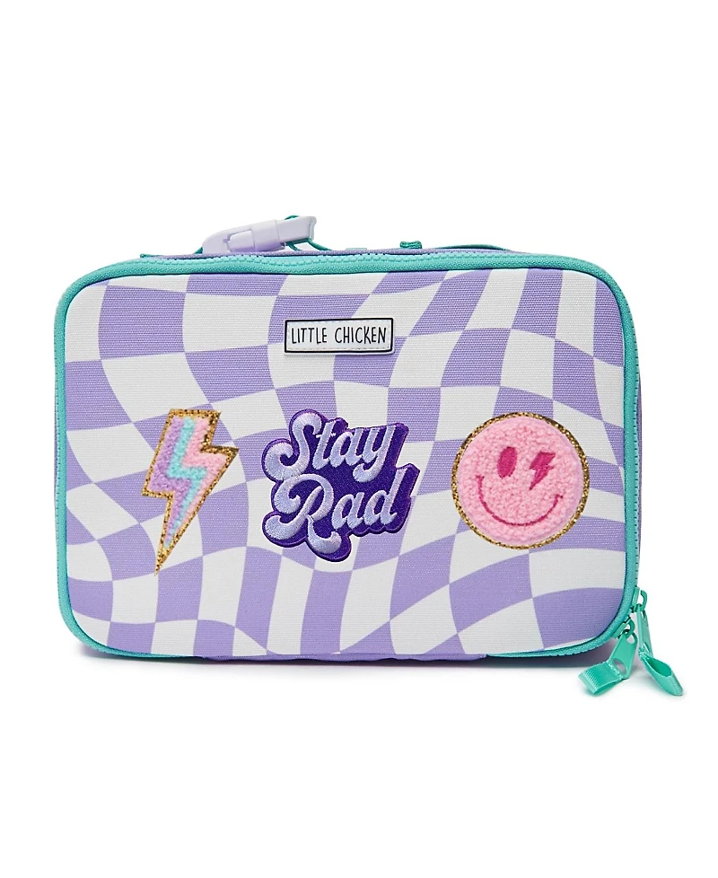 Little Chicken Checkered Patched Lunch Box