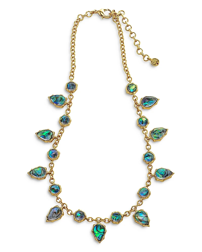 Capucine De Wulf Aurora Abalone Statement Necklace, 16-18.5