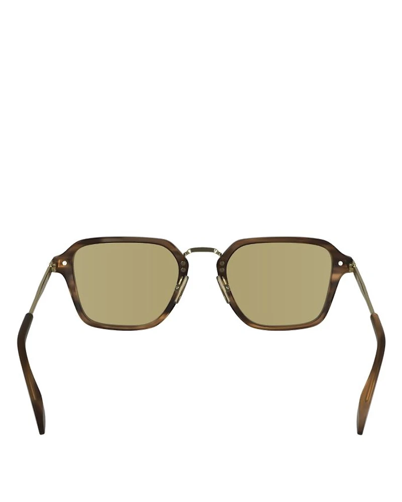 Kean Rectangular Sunglasses, 52mm