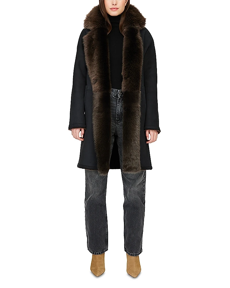 HiSO August Reversible Shearling Jacket