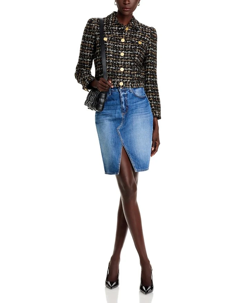 Tylee Denim Pencil Skirt