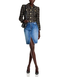 Tylee Denim Pencil Skirt