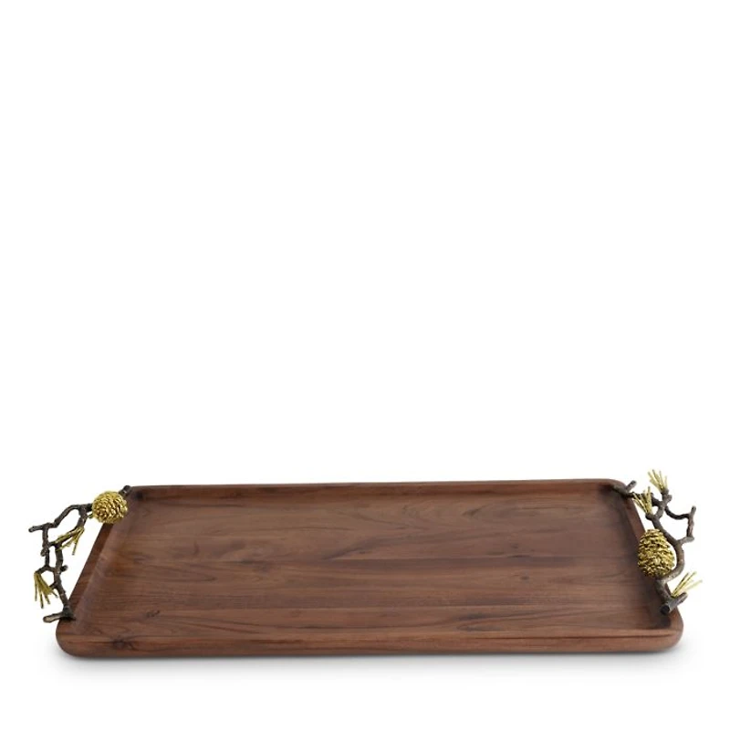 Pine Cone Medium Wood Tray
