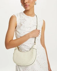T Monogram Crescent Bag