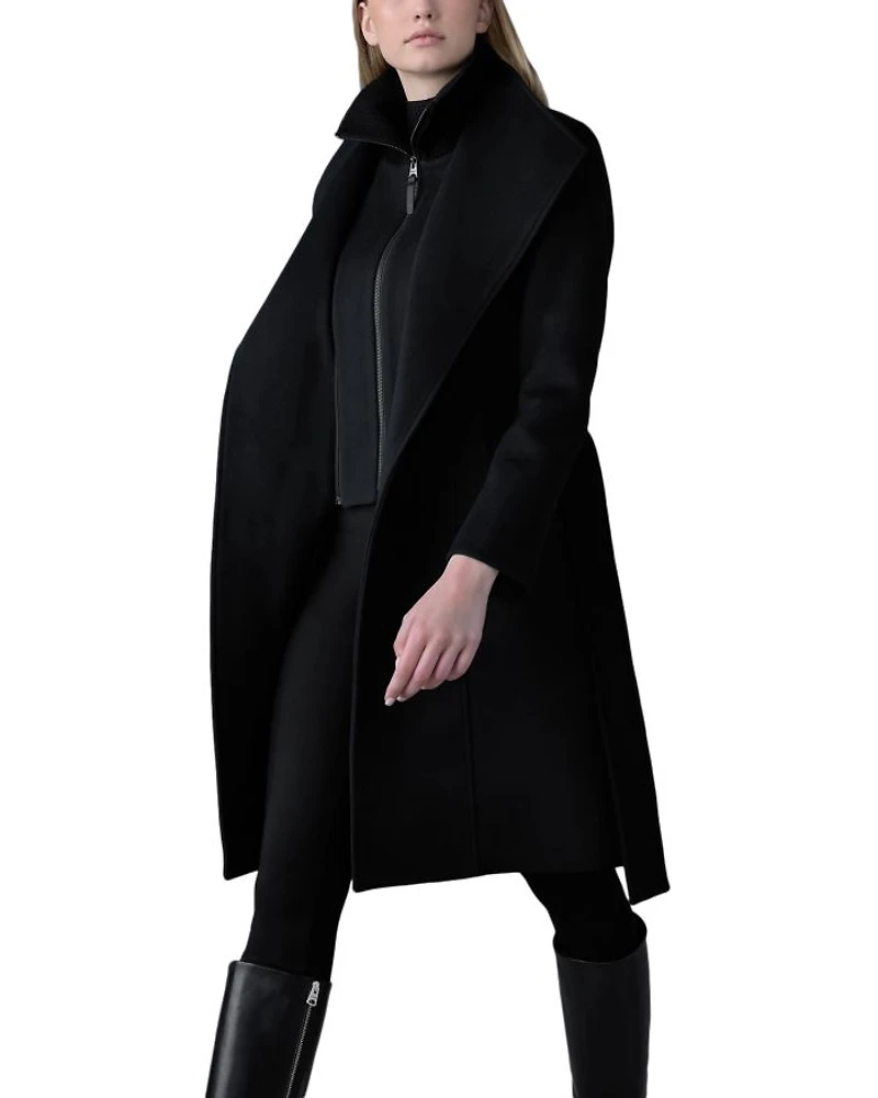Norita Belted Wool Coat